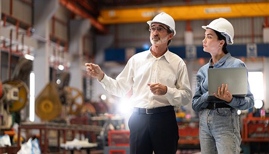 corporate checking manufacture factory plant industry