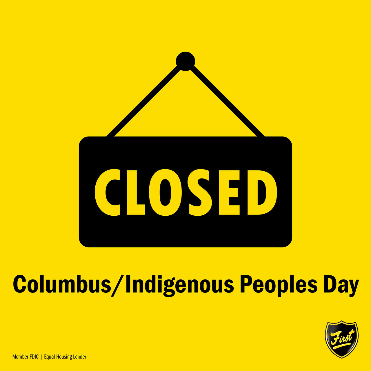 Closed Columbus/Indigenous Peoples' Day