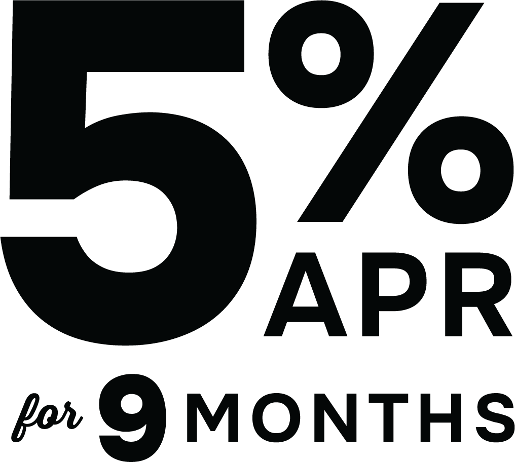 5% APR for 9 months