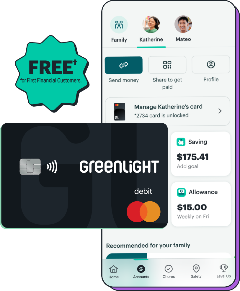 Greenlight Debit Card & App for Families