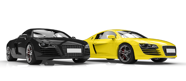 Two sports cars