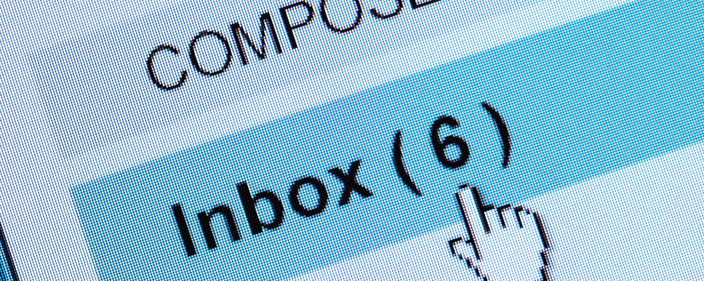 Inbox on computer