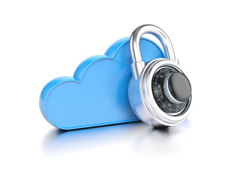 secure cloud icon