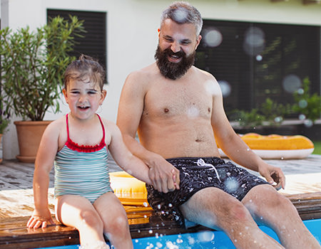 family-in-pool