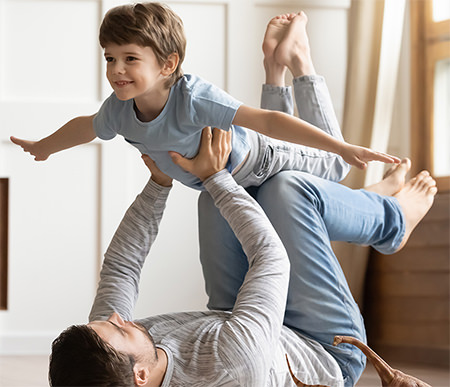 father-and-son-playing