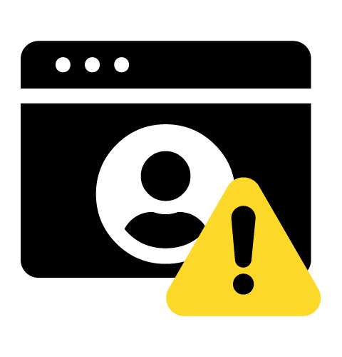 Icon representing account alerts